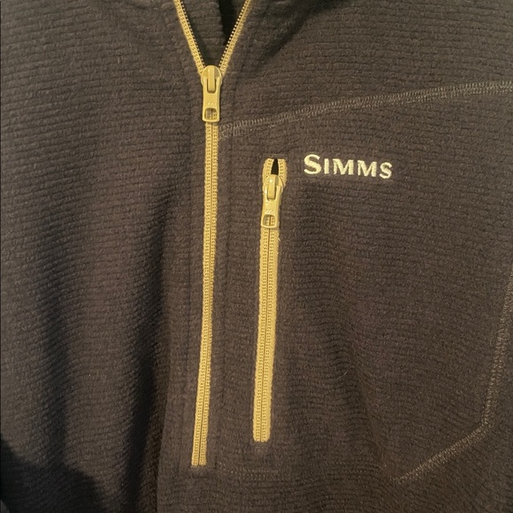 Simms Rivershed 1/4 zip pull over sweater - Picture 3 of 6